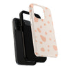 Chic Tough Phone Case with Abstract Blush Spots