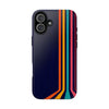 Retro Rainbow Tough Phone Case - Durable Protection for Your Device