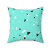 Modern Terrazzo Print Pillow | Stylish Spun Polyester Cushion for Home Decor