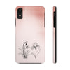 Floral Tough Phone Case - Elegant Botanical Design for Nature Lovers