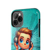 Fun Illustration Tough Phone Cases for Music Lovers