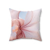 Blossoming Floral Square Pillow - Soft Home Decor Cushion for Relaxation & Comfort