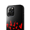 Bold Red Flames Tough Phone Case - Durable Protection for Adventurers