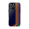 Retro Rainbow Tough Phone Case - Durable Protection for Your Device