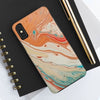 Artistic Tough Phone Cases – Colorful Abstract Marble Design