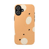 Abstract Polka Dot Tough Phone Case - Durable Protective Cover for Stylish Communication