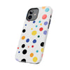 Colorful Polka Dot Tough Phone Case - Durable & Stylish for Everyday Use