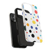 Colorful Polka Dot Tough Phone Case - Durable & Stylish for Everyday Use