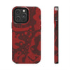 Bold Red Abstract Tough Phone Case - Durable & Unique Protection