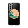 Tough Phone Case - Serene Sailing Sunset Design