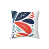 Vibrant Decorative Pillow - Abstract Floral Design for Cozy Homes