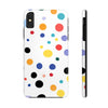 Colorful Polka Dot Tough Phone Case - Durable & Stylish for Everyday Use