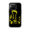 Tough Phone Cases - Durable Protection with Edgy Yellow Design