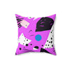 Vibrant Contemporary Square Pillow - Abstract Design for Modern Home Decor