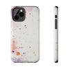 Artistic Tough Phone Cases - Vibrant Watercolor Splash Design