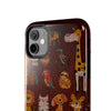 Colorful Animal-Inspired Tough Phone Case - Durable Protection for Animal Lovers