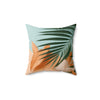 Tropical Leaf Print Square Pillow - Cozy Home Decor for Summer