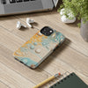 Artistic Marble Tough Phone Case - Stylish and Durable Protection