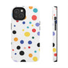 Colorful Polka Dot Tough Phone Case - Durable & Stylish for Everyday Use