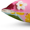 Floral Print Square Pillow - Brighten Up Your Space!