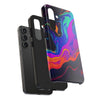 Vibrant Abstract Tough Phone Cases - Shockproof Protection with Colorful Design