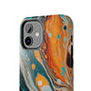 Vibrant Marble Tough Phone Case - Unique Artistic Design for Protection