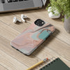 Artistic Marble Tough Phone Case - Stylish & Durable Protection