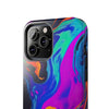 Vibrant Abstract Tough Phone Cases - Shockproof Protection with Colorful Design