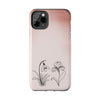 Floral Tough Phone Case - Elegant Botanical Design for Nature Lovers