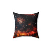 Fireworks Celebration Square Pillow