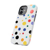 Colorful Polka Dot Tough Phone Case - Durable & Stylish for Everyday Use