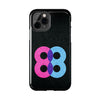 Bold Number 88 Tough Phone Case - Durable Protection with Vibrant Design