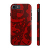 Bold Red Abstract Tough Phone Case - Durable & Unique Protection