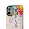 Colorful Kids’ Phone Case – Cute Cartoon Design with Balloons and Animals