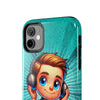 Fun Illustration Tough Phone Cases for Music Lovers