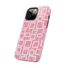 Chic Floral Tough Phone Case - Stylish Pink Frame Design