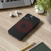 Bold Red Starburst Tough Phone Case - Durable Protection for Style and Safety