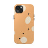 Abstract Polka Dot Tough Phone Case - Durable Protective Cover for Stylish Communication