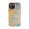 Artistic Marble Tough Phone Case - Stylish and Durable Protection