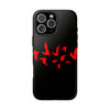 Bold Red Flames Tough Phone Case - Durable Protection for Adventurers