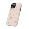 Chic Tough Phone Case with Abstract Blush Spots