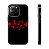 Bold Red Flames Tough Phone Case - Durable Protection for Adventurers