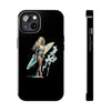 Stylish Beach Vibe Tough Phone Case with Surfing Design