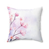 Spring Floral & Easter Eggs Decorative Pillow