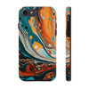 Vibrant Marble Tough Phone Case - Unique Artistic Design for Protection