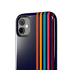 Retro Rainbow Tough Phone Case - Durable Protection for Your Device