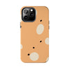 Abstract Polka Dot Tough Phone Case - Durable Protective Cover for Stylish Communication