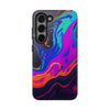 Vibrant Abstract Tough Phone Cases - Shockproof Protection with Colorful Design