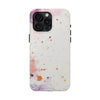 Artistic Tough Phone Cases - Vibrant Watercolor Splash Design