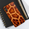 Animal Print Tough Phone Case - Giraffe Inspired Design